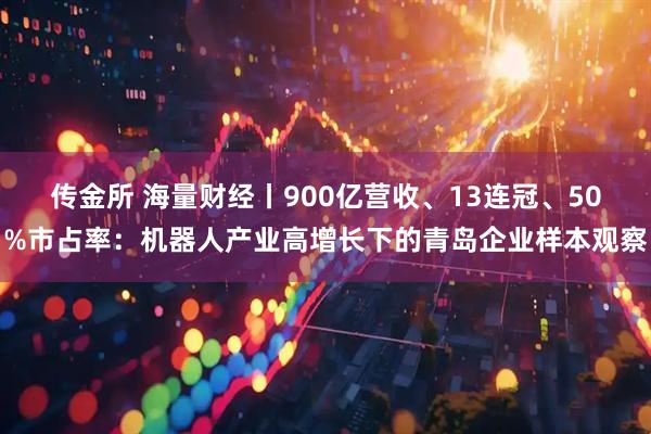 传金所 海量财经丨900亿营收、13连冠、50%市占率：机器人产业高增长下的青岛企业样本观察