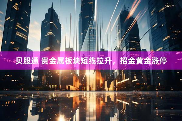 贝股通 贵金属板块短线拉升，招金黄金涨停